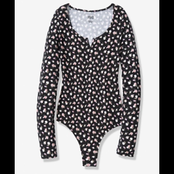 💖 Victoria’s Secret PINK Tees Bodysuit - Picture 3 of 3